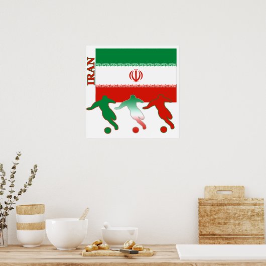 Soccer Iran Poster (Küche)