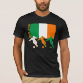 Soccer Ireland Dunkler T - Shirt (Vorderseite)