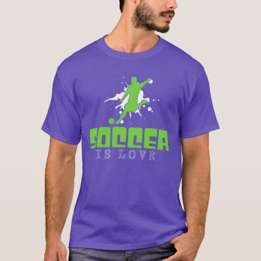 soccer is love gift T-Shirt (Vorderseite)