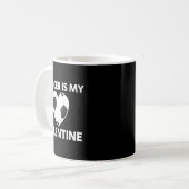 Soccer Is My Valentine Valentines Day Soccer Play Kaffeetasse (Vorderseite Links)