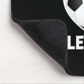 Soccer Is My Valentine Valentines Day Soccer Play Mousepad (Ecke)