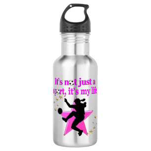 SOCCER IST MEIN LEBEN TRINKFLASCHE