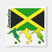 Soccer Jamaica Magnet (Vorne)