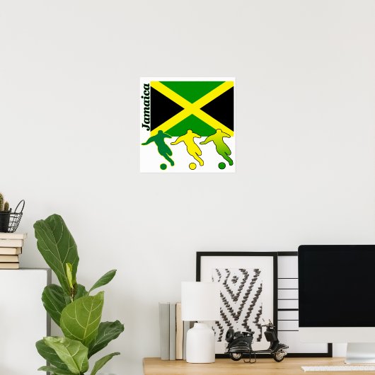 Soccer Jamaica Poster (Heimbüro)