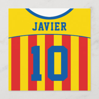 Soccer Jersey Themed Party lädt zur Vorlage ein