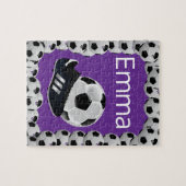 Soccer Jigsaw Puzzle Lila (Horizontal)