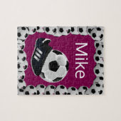 Soccer Jigsaw Puzzle Wine (Horizontal)