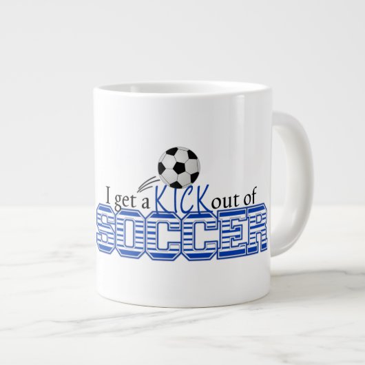 Soccer Jumbo-Tasse (Vorderseite Rechts)