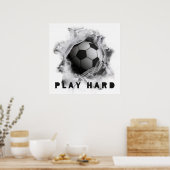 Soccer Kick Poster (Küche)