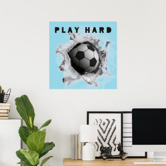 Soccer Kick Poster (Heimbüro)