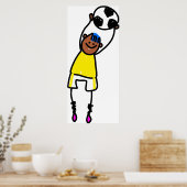 Soccer Kid Poster (Küche)