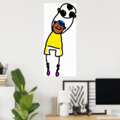Soccer Kid Poster (Heimbüro)