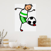 Soccer Kid Poster (Küche)