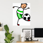 Soccer Kid Poster (Heimbüro)