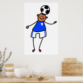 Soccer Kid Poster (Küche)