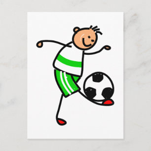 Soccer Kid Postkarte