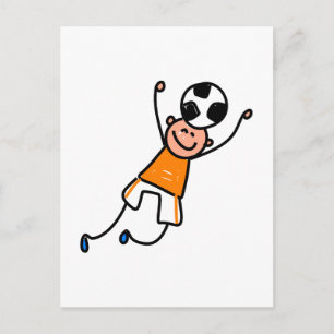Soccer Kid Postkarte
