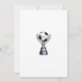 Soccer Kids Boy Birthday Party Invitation Einladung (Rückseite)