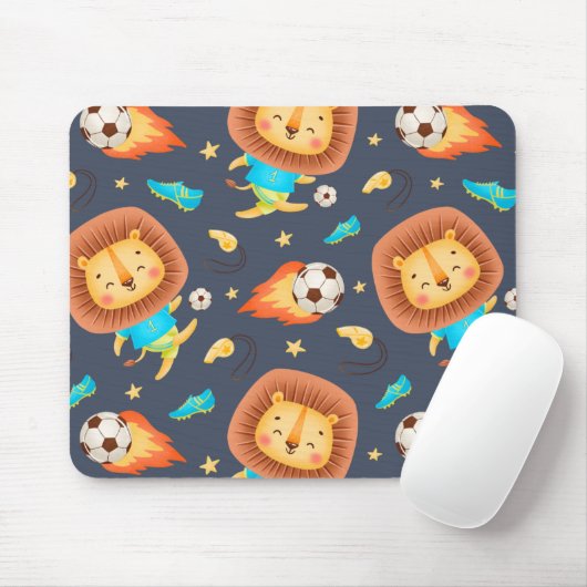 Soccer Lion Mousepad (Mit Mouse)
