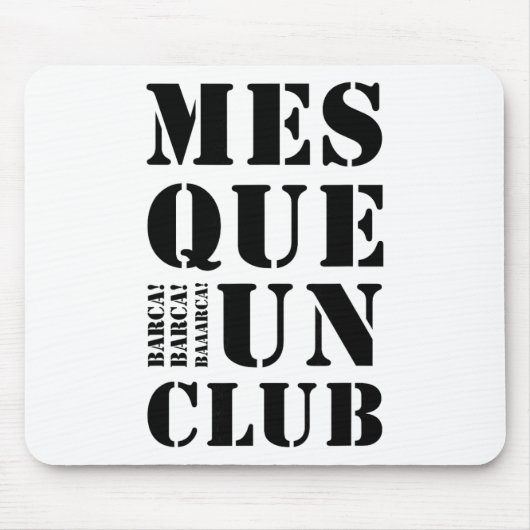 Soccer Lovers Design Byrcelona Fc T Shirt  Mousepad (Vorne)