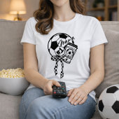 Soccer Mama Coffee Bow Style T-Shirt