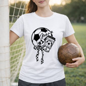 Soccer Mama Coffee Bow Style T-Shirt