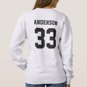Soccer Mama Life Personalisiert Soccer Sweatshirt (Rückseite)