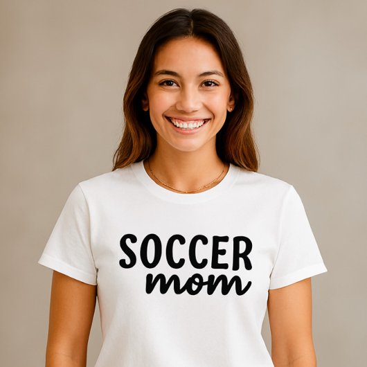 Soccer Mama Shirt - Einfaches Skriptdesign mit Her