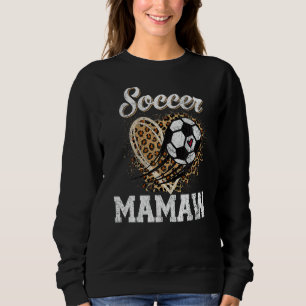 Soccer Mamaw Leopard Ball Mother Day Sweatshirt