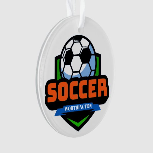 SOCCER-Medaille Ornament (Vorderseite)