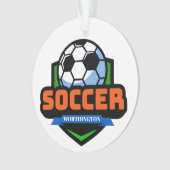 SOCCER-Medaille Ornament (Vorderseite)