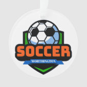 SOCCER-Medaille Ornament (Vorderseite)
