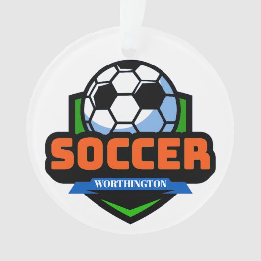 SOCCER-Medaille Ornament (Vorderseite)