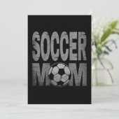 SOCCER MOM EINLADUNG (Stehend Vorderseite)