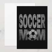 SOCCER MOM EINLADUNG (Vorne/Hinten)