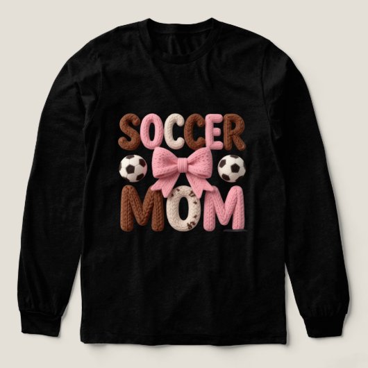 Soccer Mom Hoodie – Cozy Faux Yarn Pullover | Funn (Design Vorderseite)