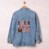 Soccer Mom Hoodie – Faux Yarn Cozy Pullover Gift Jeansjacke (Hangar)