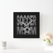 SOCCER MOM QUADRATISCHE WANDUHR (Zuhause)