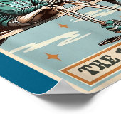 Soccer Mom Skeleton Tarot Card Vintage Halloween  Poster (Ecke)