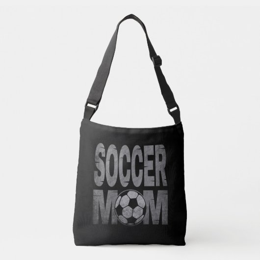 SOCCER MOM TRAGETASCHEN MIT LANGEN TRÄGERN (Vorderseite)