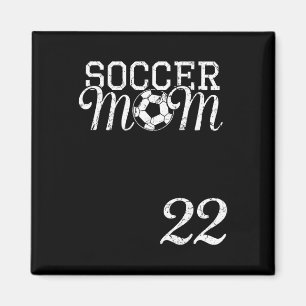 Soccer-Mom-Trikot Nummer 22 Lieblingsspieler #22 T Magnet