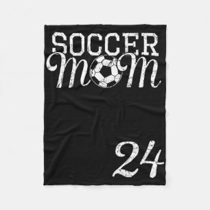 Soccer-Mom-Trikot Nummer 24 Lieblingsspieler #24 T Fleecedecke
