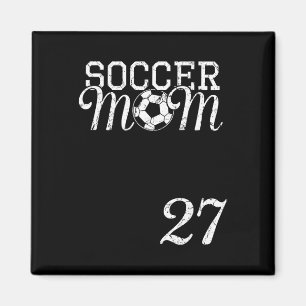Soccer-Mom-Trikot Nummer 27 Lieblingsspieler #27 T Magnet