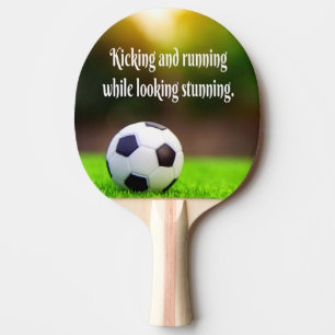 Soccer Motivierend Inspiration Green Field Tischtennis Schläger