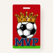 Soccer MVP Abzeichen Ausweis (Vorderseite)