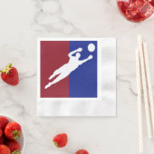 Soccer Napkin Serviette (Beispiel)