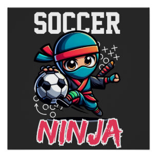 Soccer Ninja Anime Vintag Special Poster