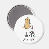 Soccer Nut Magnet (Vorderseite/Rückseite)