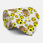 Soccer Nut Pattern Socks Krawatte (Gerollt)