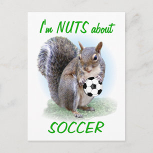 Soccer Nut Postkarte